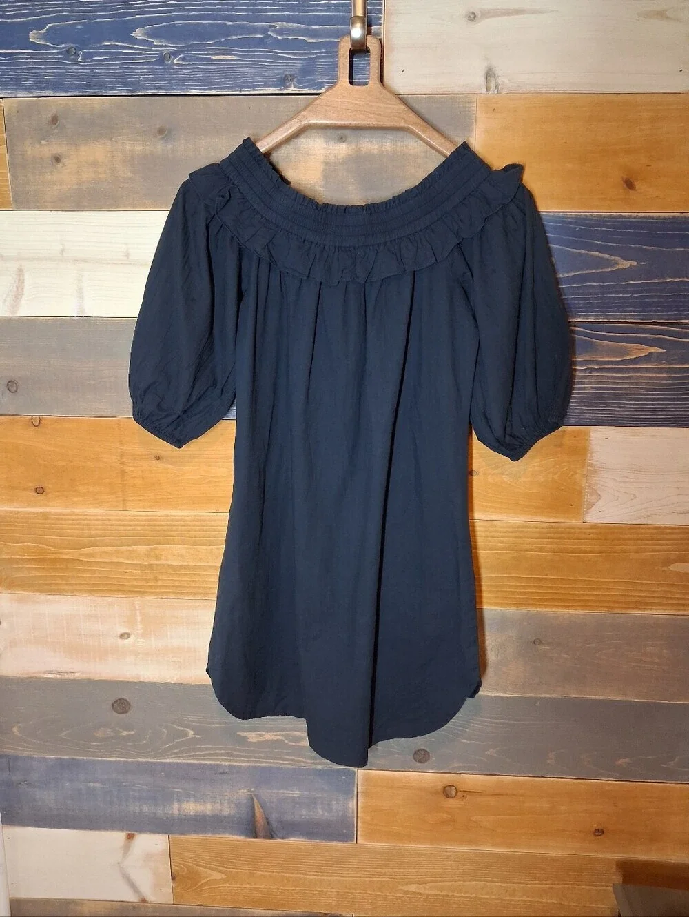 MISA Los Angeles Dress| Mini Tassel Dress | XS Navy Bohemian